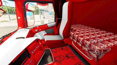 La piel de Coca-Cola en el tractor Scania para Euro Truck Simulator 2