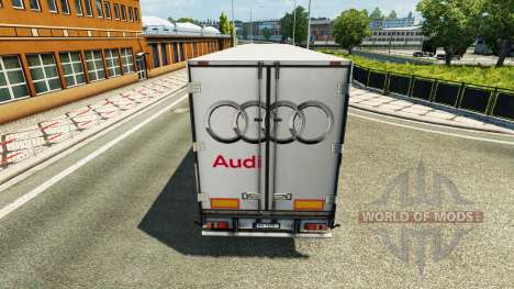 La piel de Audi en el trailer para Euro Truck Simulator 2