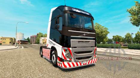 El Transporte pesado skin for Volvo truck para Euro Truck Simulator 2
