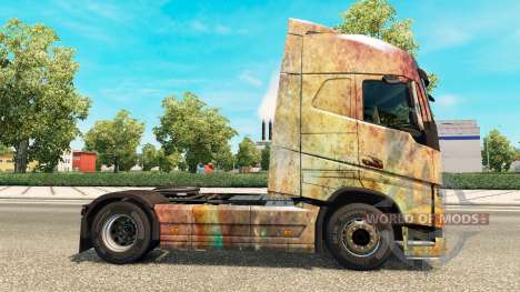 La piel en la Nebulosa de Grunge de Volvo trucks para Euro Truck Simulator 2