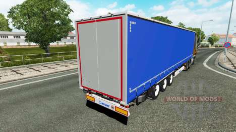 Cortina semi-remolque para Euro Truck Simulator 2