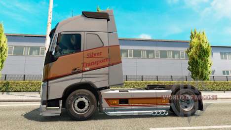 Plata de Transportes de la piel para camiones Vo para Euro Truck Simulator 2