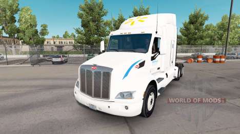 La piel Wallmart para camión Peterbilt para American Truck Simulator