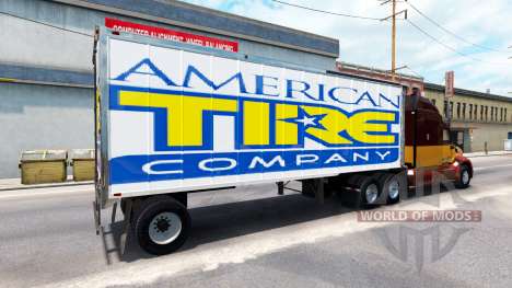 La piel Americana de los Neumáticos del remolque para American Truck Simulator