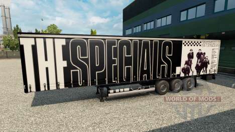 La piel de Los Especiales en el remolque para Euro Truck Simulator 2