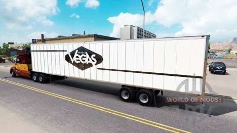 La piel de Las Vegas para el semi-remolque para American Truck Simulator