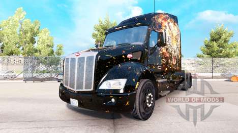 Piel de tigre para Peterbilt y Kenworth camiones para American Truck Simulator