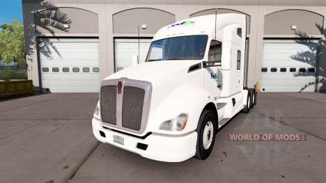 La piel de la Fed Ex camión Kenworth para American Truck Simulator