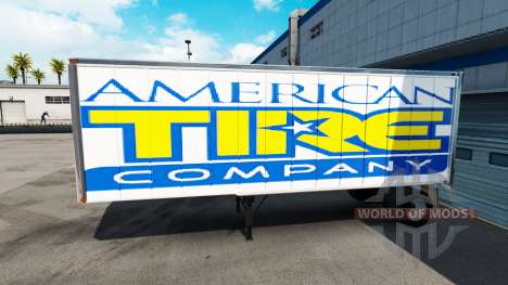 La piel Americana de los Neumáticos del remolque para American Truck Simulator