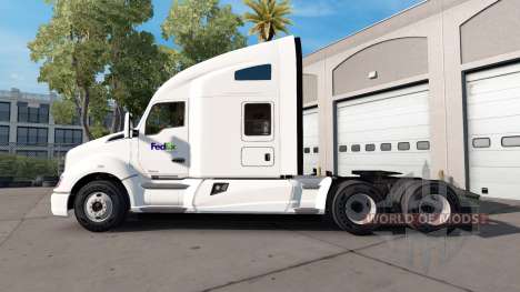 La piel de la Fed Ex camión Kenworth para American Truck Simulator