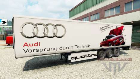 La piel de Audi en el trailer para Euro Truck Simulator 2
