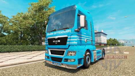 La piel Detten Johann Dorfer v1.1 para el tracto para Euro Truck Simulator 2
