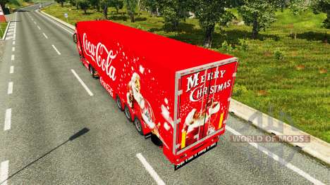 Skin Coca-Cola Volvo tractor para Euro Truck Simulator 2