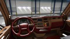 Los interiores de lujo Peterbilt 579 para American Truck Simulator