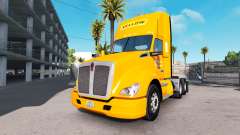 La piel de color Amarillo Corp en el camión Kenworth para American Truck Simulator