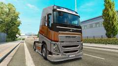Plata de Transportes de la piel para camiones Volvo para Euro Truck Simulator 2