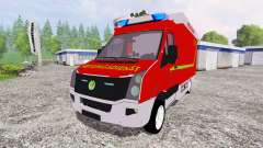 Volkswagen Crafter Rettungsdienst para Farming Simulator 2015