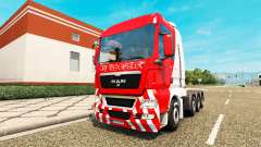 MAN TGX 8x4 para Euro Truck Simulator 2