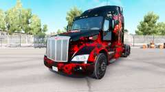 Deadpool de la piel para el camión Peterbilt para American Truck Simulator