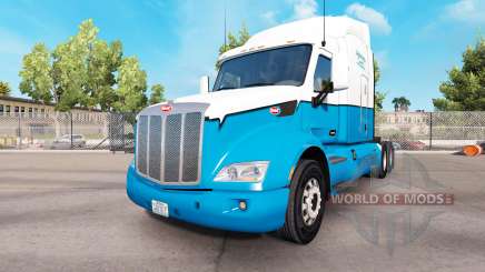 La Piel De Larga Distancia De Camiones. Peterbilt para American Truck Simulator