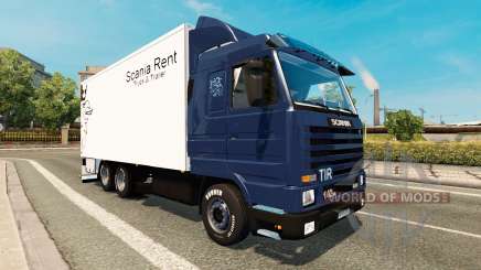 Скин Scania Alquiler на Scania 143M BDF para Euro Truck Simulator 2