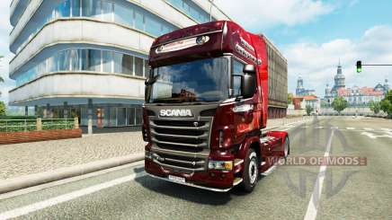 La navidad de la piel para Scania camión para Euro Truck Simulator 2