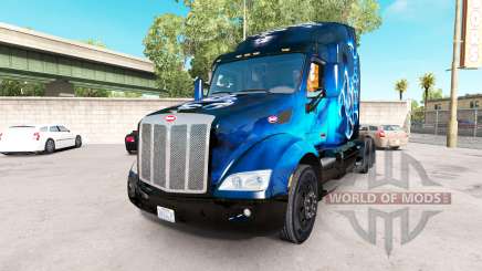 Escorpión Azul de la piel para el camión Peterbilt para American Truck Simulator