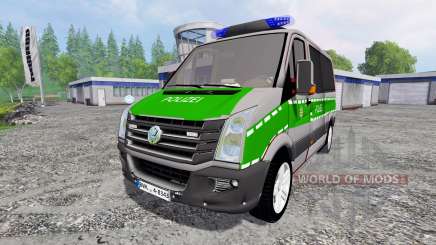 Volkswagen Crafter Bavaria Police para Farming Simulator 2015