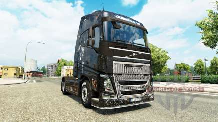 La piel de Battlefield 4 v2.0 para camiones Volvo para Euro Truck Simulator 2
