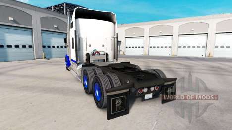 La piel de Pico Azul en el camión Kenworth W900 para American Truck Simulator