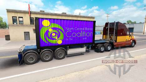 Semirremolque Norte Central De La Coalición De F para American Truck Simulator