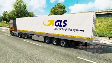 Independiente GLS remolque para Euro Truck Simulator 2