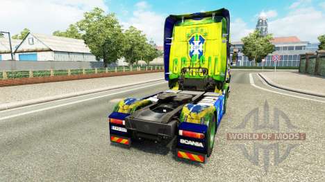 Brasil piel para Scania camión para Euro Truck Simulator 2