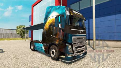 Planeta de la piel para camiones Volvo para Euro Truck Simulator 2