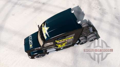 Rockstar Energy piel para el Kenworth tractor para American Truck Simulator