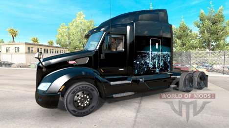 Piel de Hierro en Skyline camión Peterbilt para American Truck Simulator