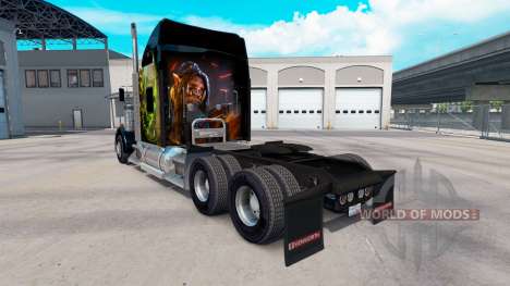 La piel de World of Warcraft en el camión Kenwor para American Truck Simulator