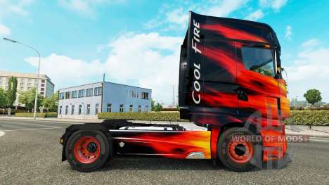 La piel de Fuego Frío camión Scania R700 para Euro Truck Simulator 2