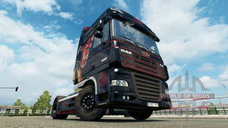 Hellboy piel para DAF camión para Euro Truck Simulator 2