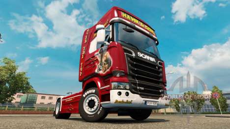 La piel Hawk Edición tractor Scania para Euro Truck Simulator 2