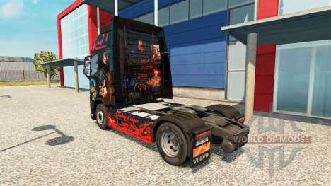 Freddy Krueger de la piel para camiones Volvo para Euro Truck Simulator 2