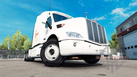 Alsua de la piel para el camión Peterbilt para American Truck Simulator