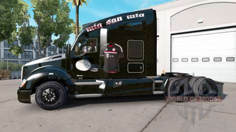 La piel del FC Bayern Munchen en un Kenworth tra para American Truck Simulator