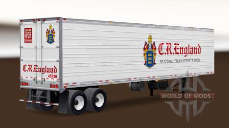 Los logos de las empresas reales en el trailer para American Truck Simulator