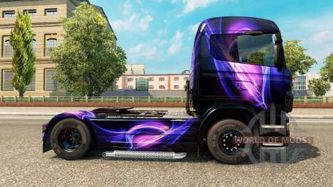 El Negro y el Morado de la piel para Scania cami para Euro Truck Simulator 2
