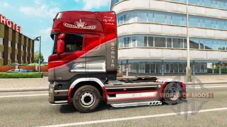 La piel del Rey de la Carretera en el tractor Sc para Euro Truck Simulator 2