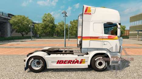 Iberia piel para Scania camión para Euro Truck Simulator 2