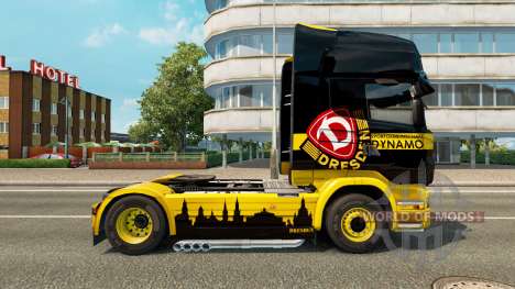 Dynamo Dresden piel para Scania camión para Euro Truck Simulator 2