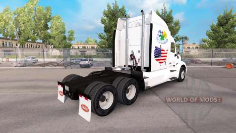Escocia Americana de la piel para el camión Pete para American Truck Simulator