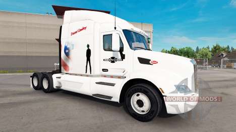 Diesel Vaquero de piel para el camión Peterbilt para American Truck Simulator
